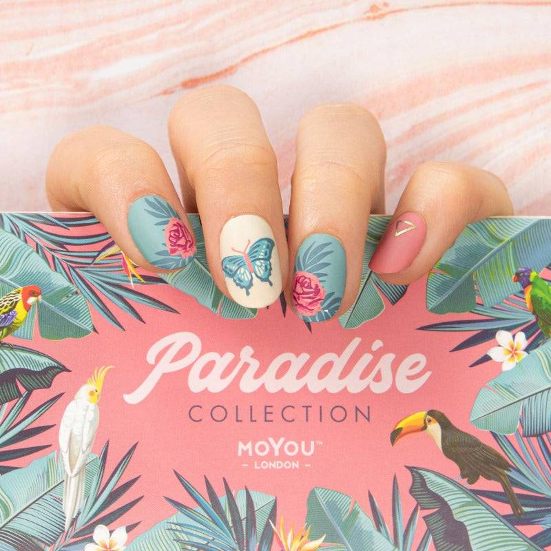 Paradise 07 ✦ Nail Stamping Plate - MoYou London