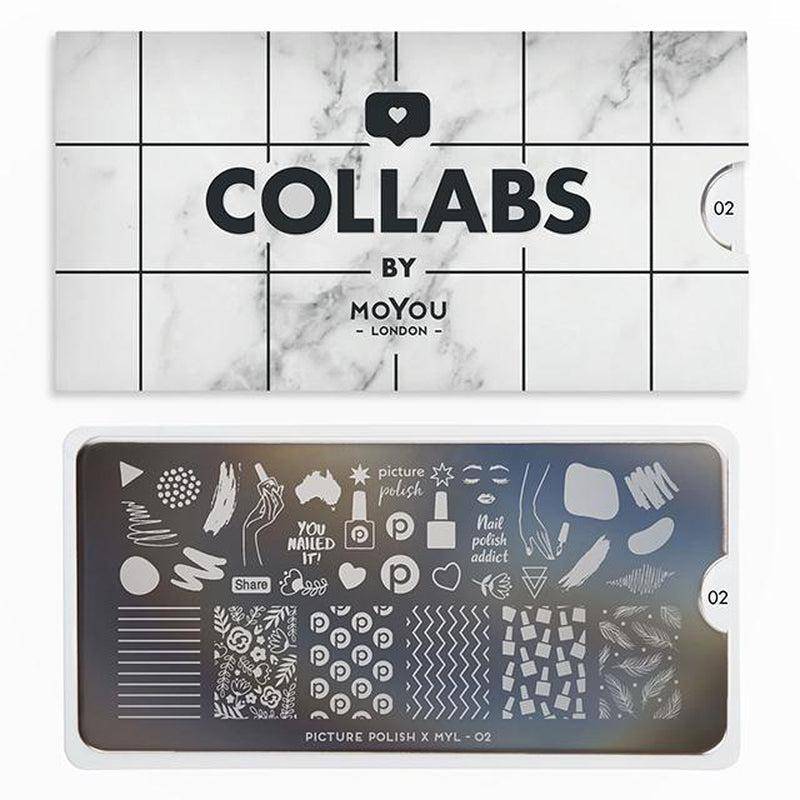 Picture Polish x MYL 02 ✦ Nail Stamping Plate - MoYou London