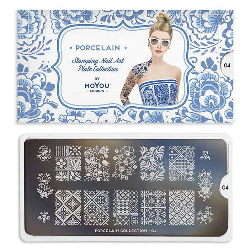 Porcelain 04 ✦ Nail Stamping Plate - MoYou London