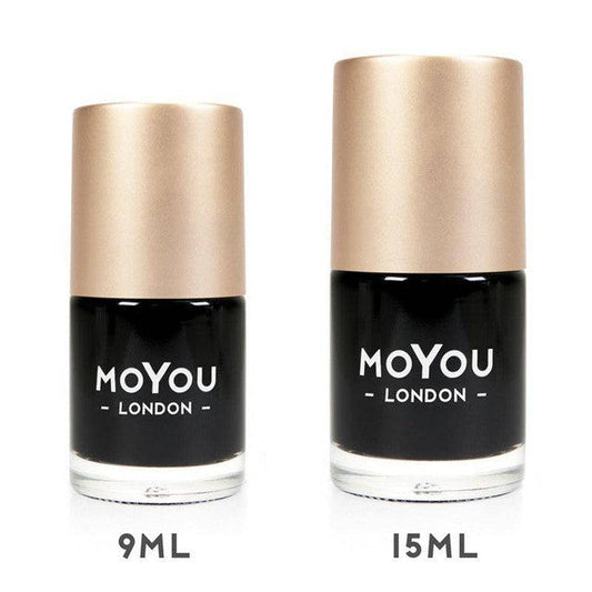 Premium Nail Polish - Black Knight 15ml - MoYou London