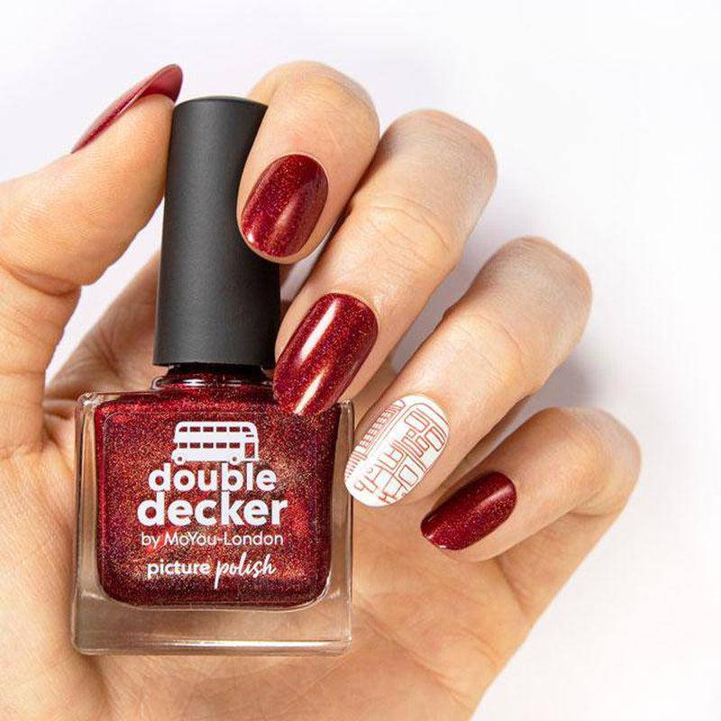 Premium Nail Polish - Double Decker - Picture Polish Collab - MoYou London
