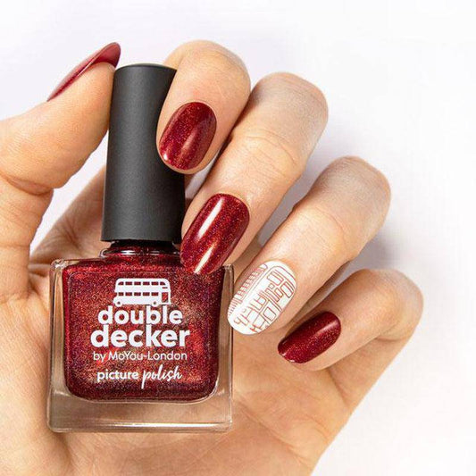 Premium Nail Polish - Double Decker - Picture Polish Collab - MoYou London