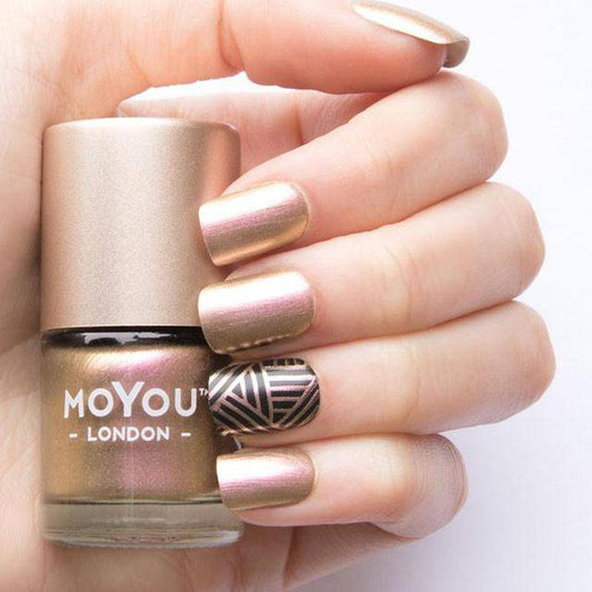 Premium Nail Polish - Ladygold Pink - MoYou London