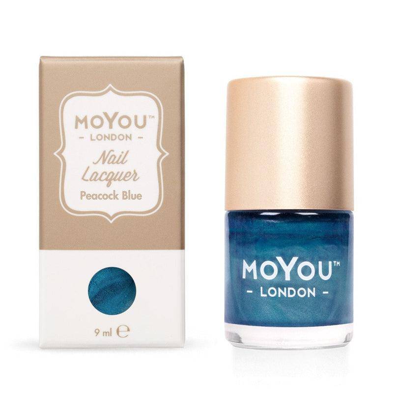 Premium Nail Polish - Peacock Blue - MoYou London