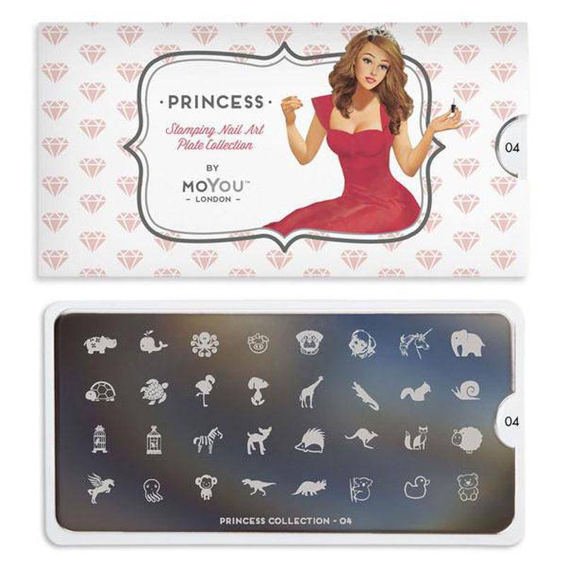 Princess 04 ⦠Nail Stamping Plate - MoYou London