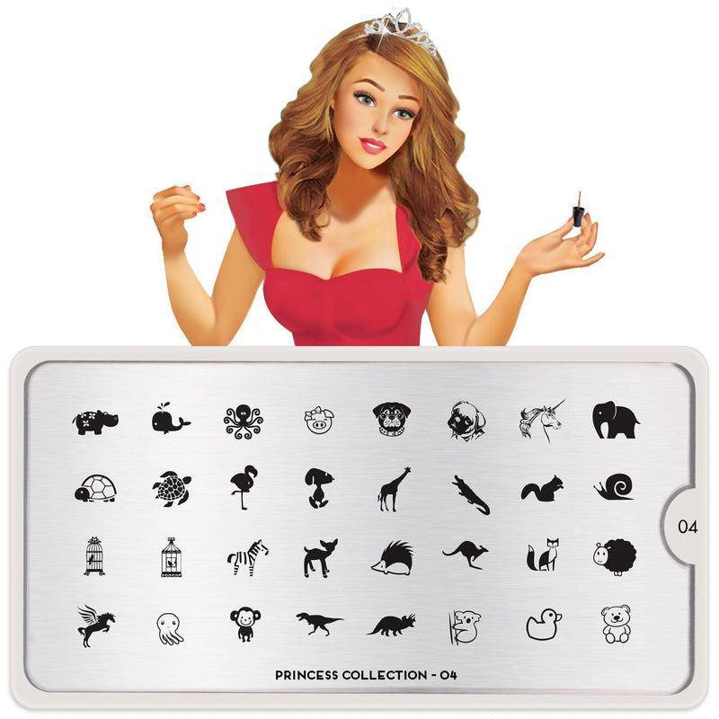 Princess 04 ⦠Nail Stamping Plate - MoYou London