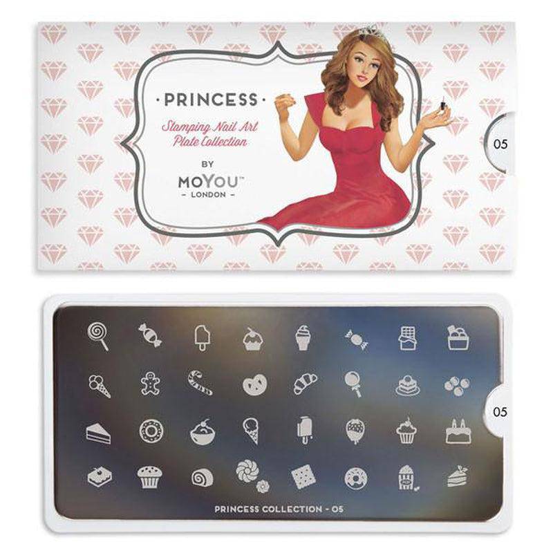 Princess 05 ⦠Nail Stamping Plate - MoYou London