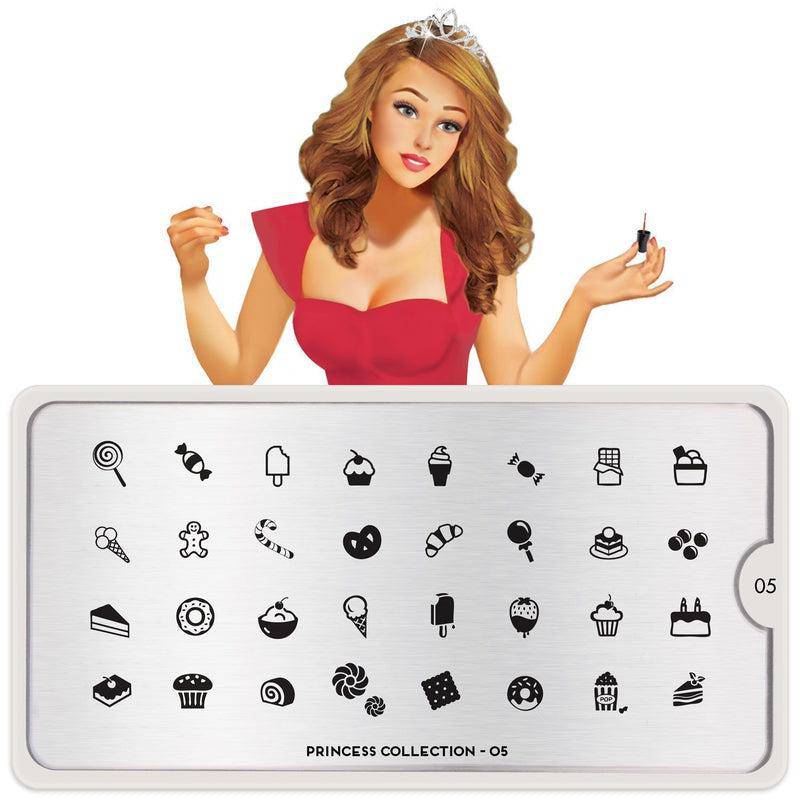 Princess 05 ⦠Nail Stamping Plate - MoYou London