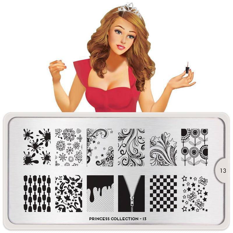 Princess 13 ⦠Nail Stamping Plate - MoYou London