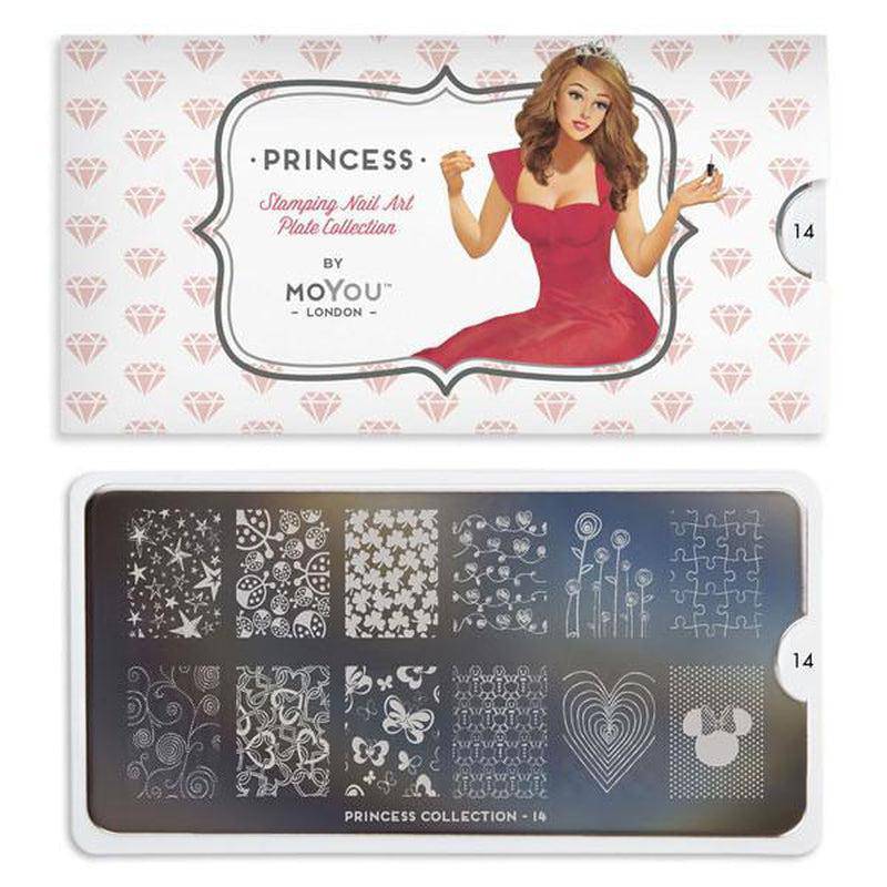 Princess 14 ✦ Nail Stamping Plate - MoYou London