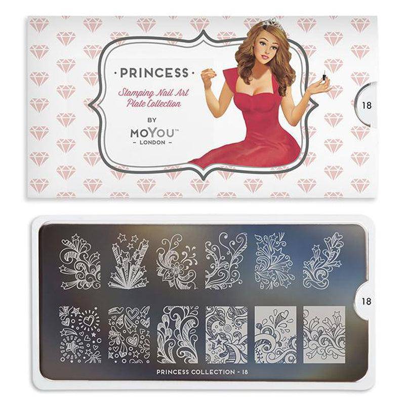 Princess 18 ✦ Nail Stamping Plate - MoYou London
