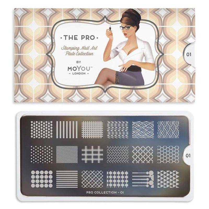 Pro 01 ✦ Nail Stamping Plate - MoYou London
