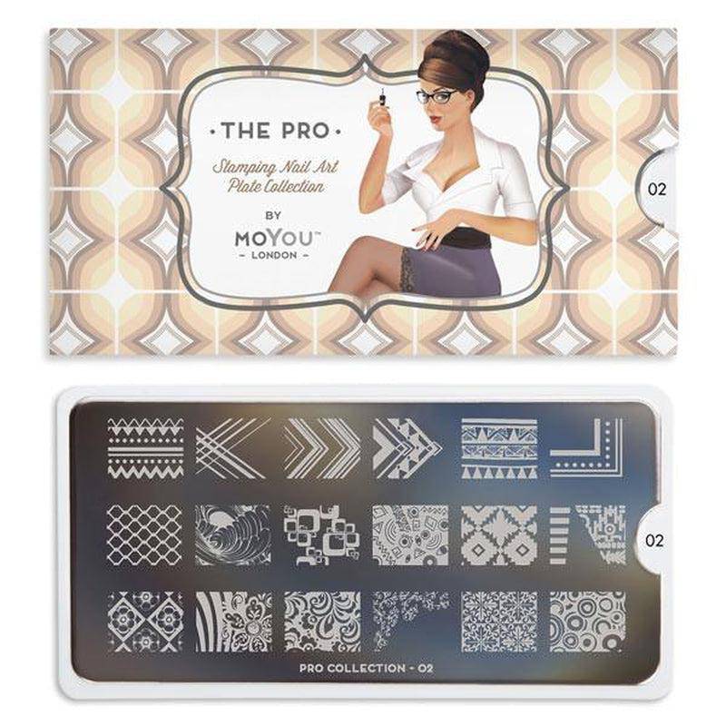 Pro 02 ✦ Nail Stamping Plate - MoYou London