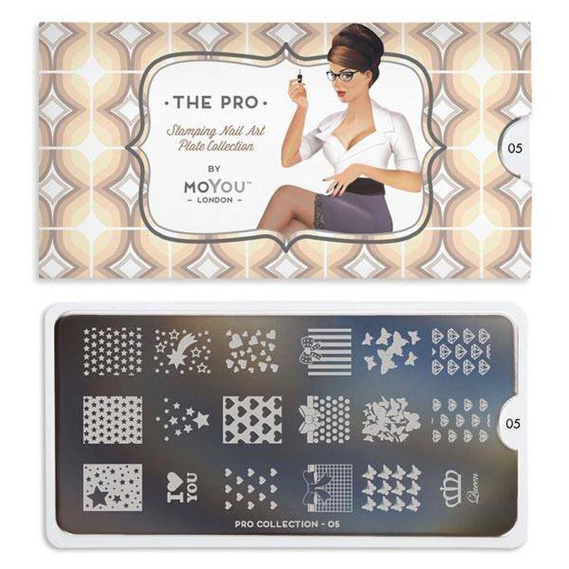 Pro 05 ✦ Nail Stamping Plate - MoYou London