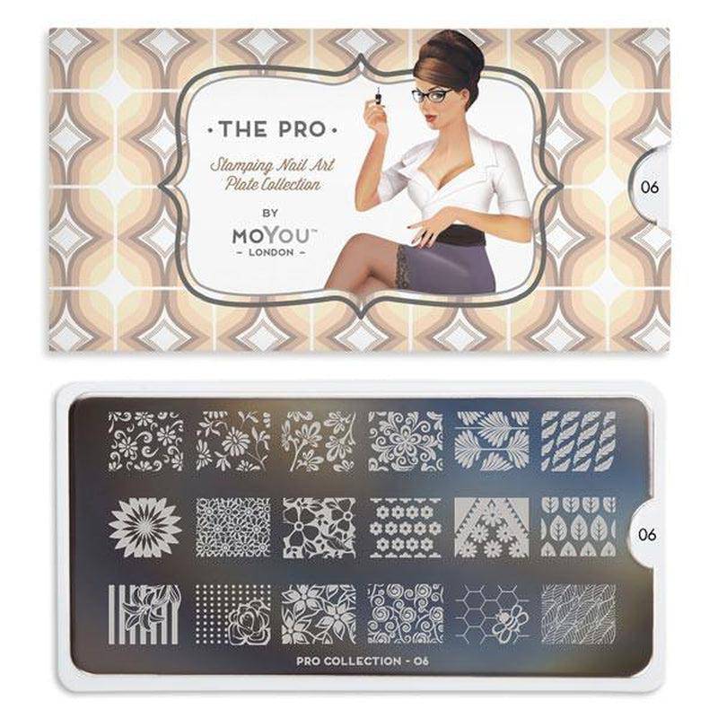 Pro 06 ✦ Nail Stamping Plate - MoYou London