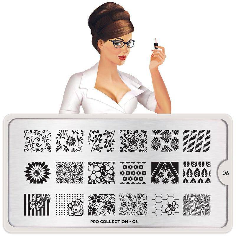 Pro 06 ✦ Nail Stamping Plate - MoYou London