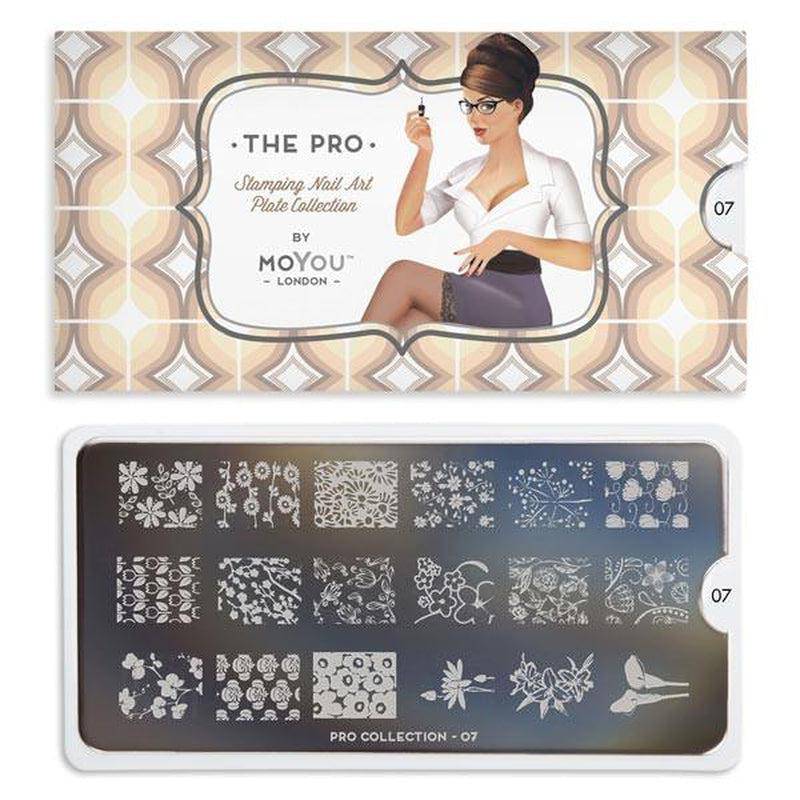 Pro 07 ✦ Nail Stamping Plate - MoYou London