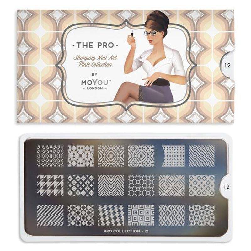 Pro 12 ✦ Nail Stamping Plate - MoYou London