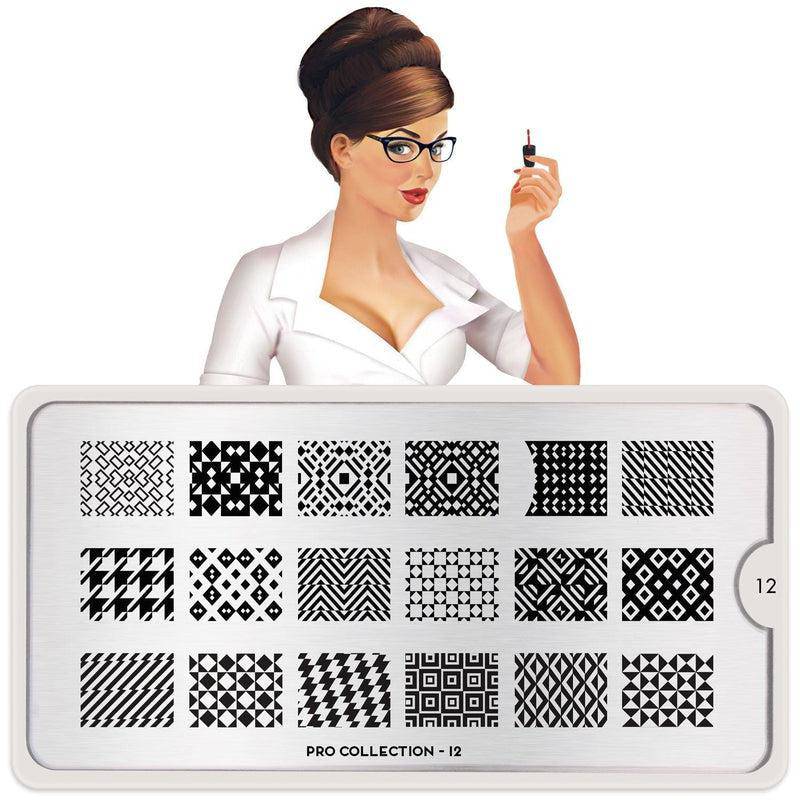 Pro 12 ✦ Nail Stamping Plate - MoYou London