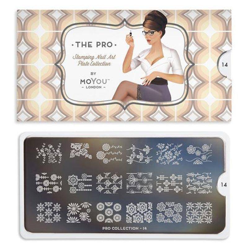 Pro 14 ✦ Nail Stamping Plate - MoYou London