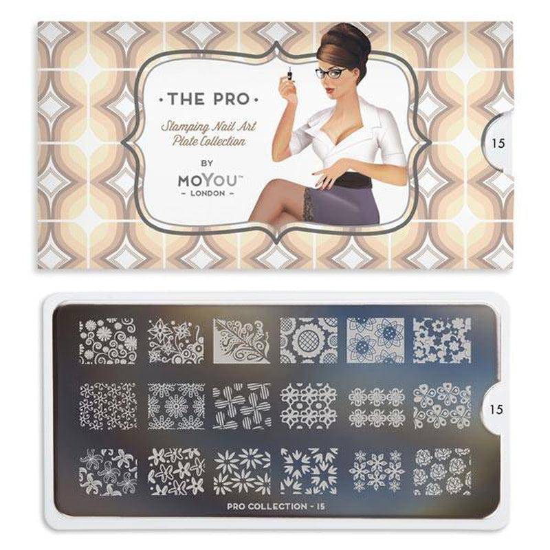 Pro 15 ✦ Nail Stamping Plate - MoYou London