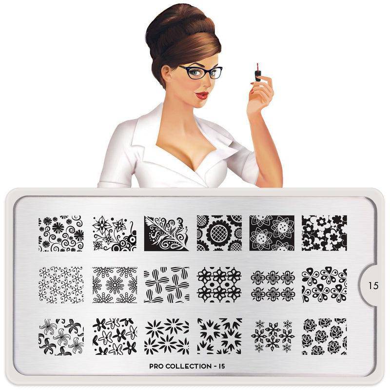 Pro 15 ✦ Nail Stamping Plate - MoYou London