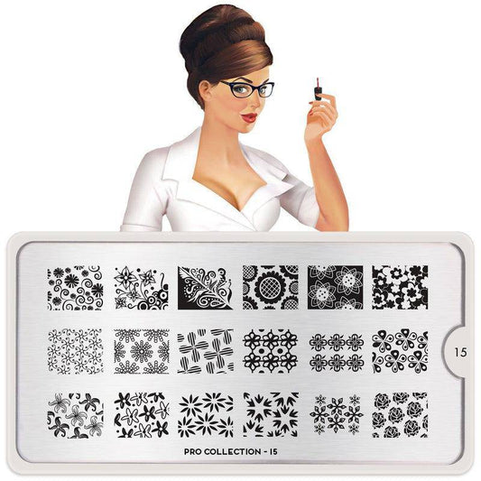 Pro 15 ✦ Nail Stamping Plate - MoYou London
