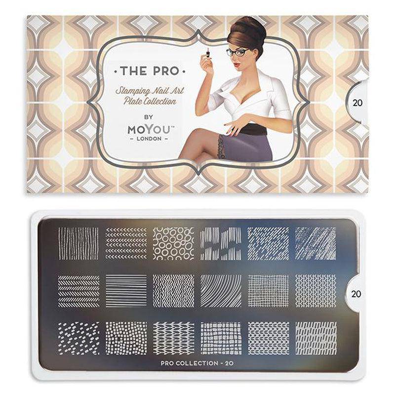 Pro 20 ✦ Nail Stamping Plate - MoYou London