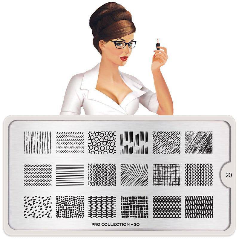 Pro 20 ✦ Nail Stamping Plate - MoYou London