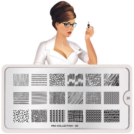 Pro 20 ✦ Nail Stamping Plate - MoYou London
