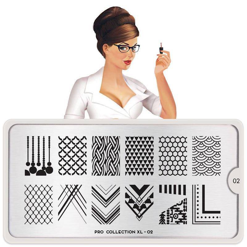 Pro XL 02 ✦ Nail Stamping Plate - MoYou London