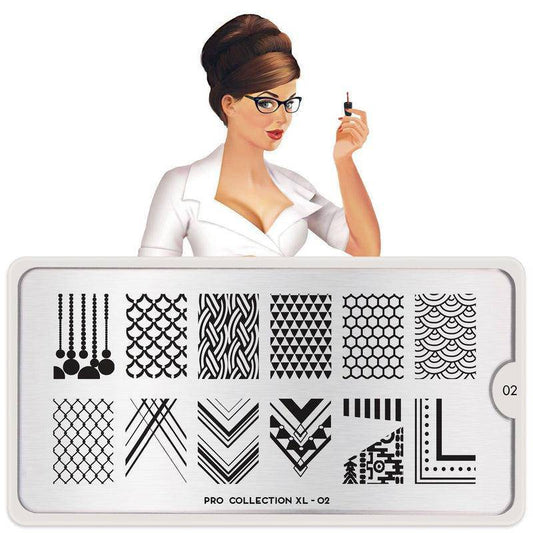 Pro XL 02 ✦ Nail Stamping Plate - MoYou London
