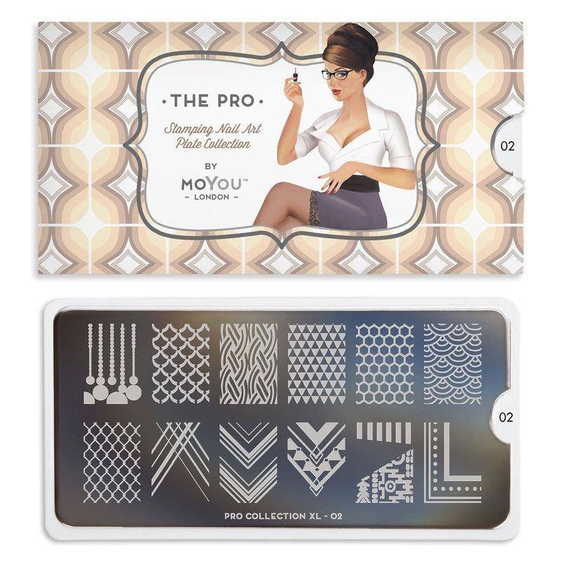 Pro XL 02 ✦ Nail Stamping Plate - MoYou London