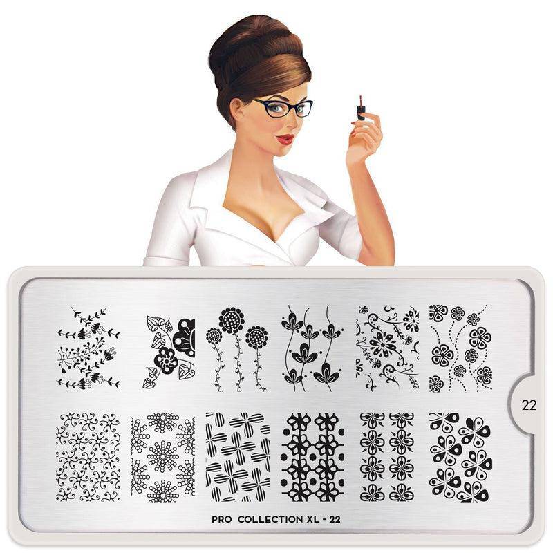 Pro XL 22 ✦ Nail Stamping Plate - MoYou London