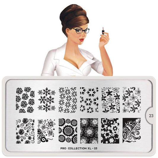 Pro XL 23 ✦ Nail Stamping Plate - MoYou London