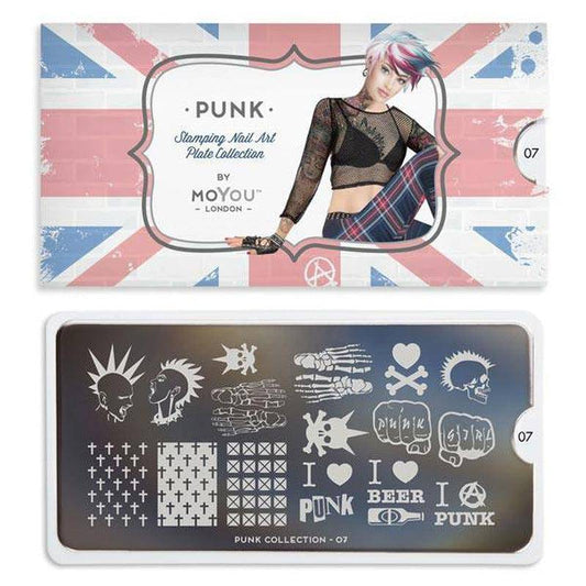 Punk 07 ✦ Nail Stamping Plate - MoYou London