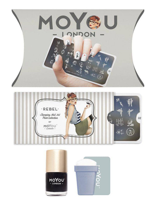 Rebel Nail Stamping Starter Kit - MoYou London