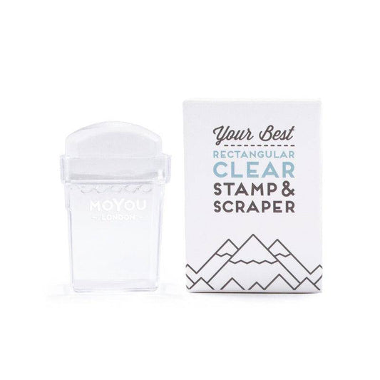 Rectangular Clear Stamper & Scraper - MoYou London