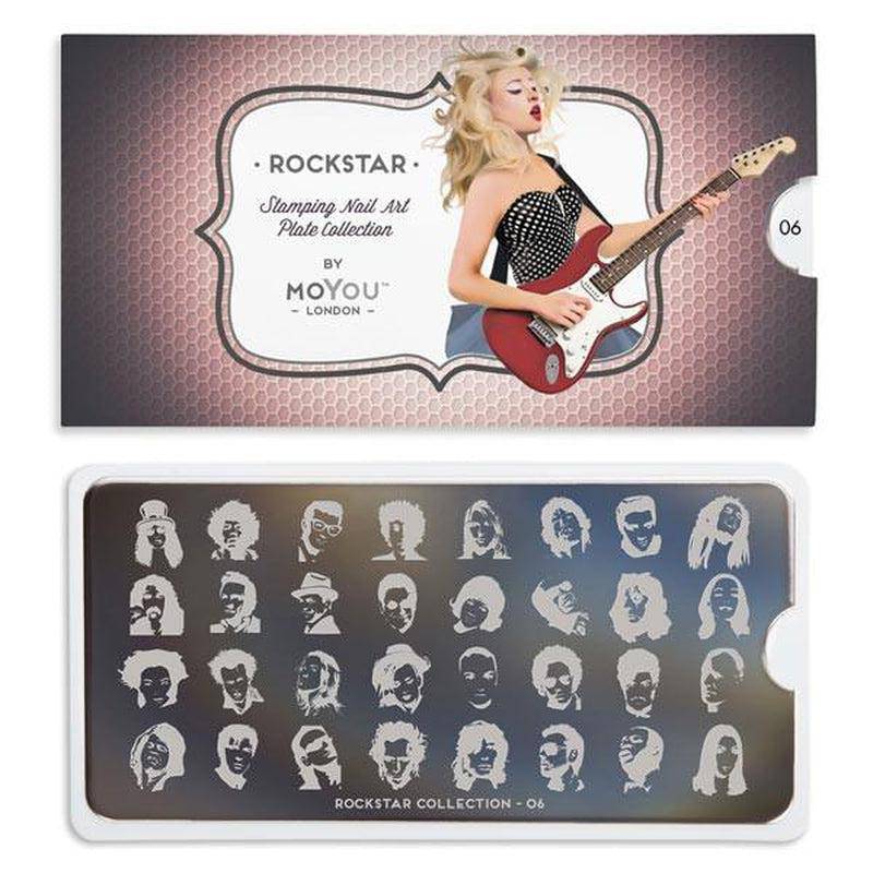 Rockstar 06 ✦ Nail Stamping Plate - MoYou London