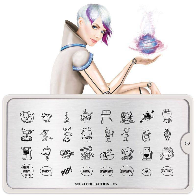 SCI FI 02 ✦ Nail Stamping Plate - MoYou London