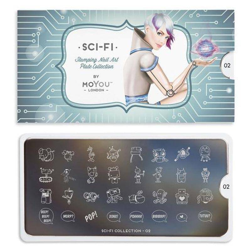 SCI FI 02 ✦ Nail Stamping Plate - MoYou London