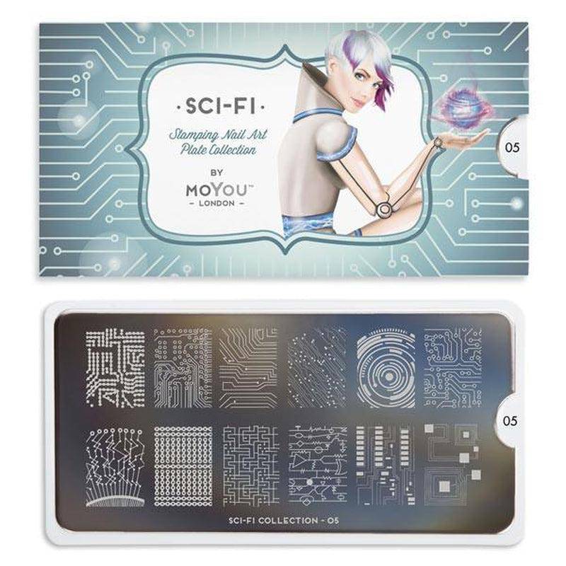 SCI FI 05 ✦ Nail Stamping Plate - MoYou London