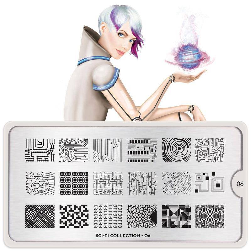 SCI FI 06 ✦ Nail Stamping Plate - MoYou London