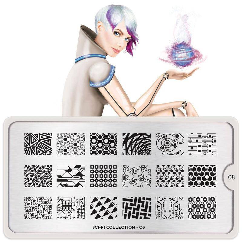 SCI FI 08 ✦ Nail Stamping Plate - MoYou London