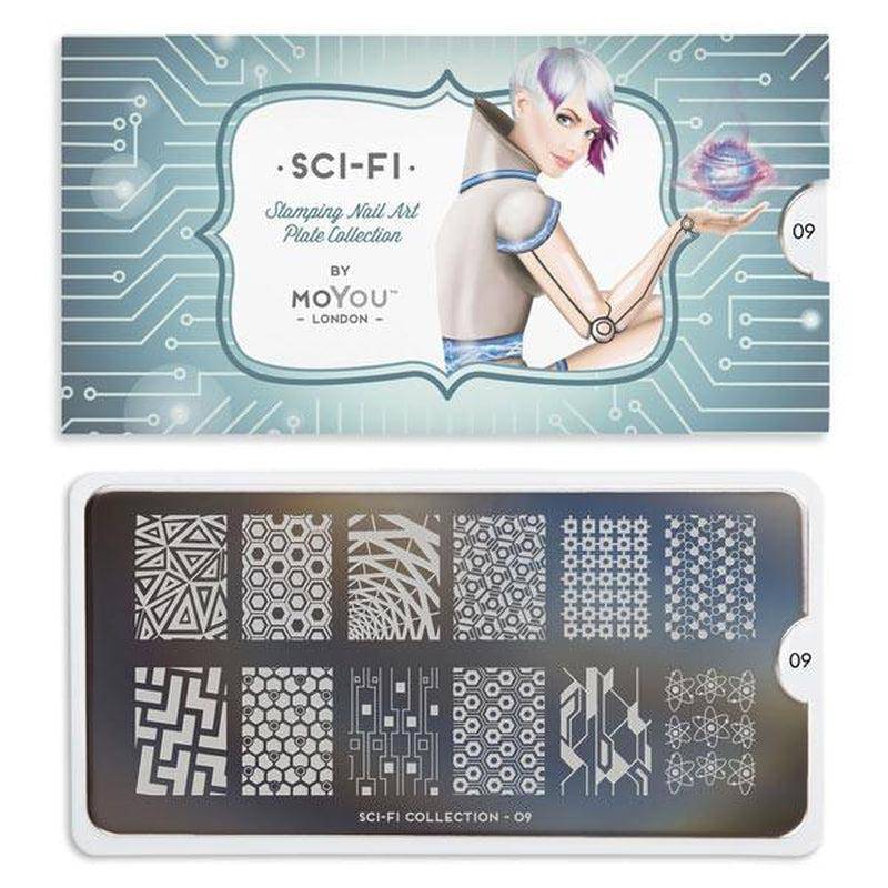 SCI FI 09 ✦ Nail Stamping Plate - MoYou London