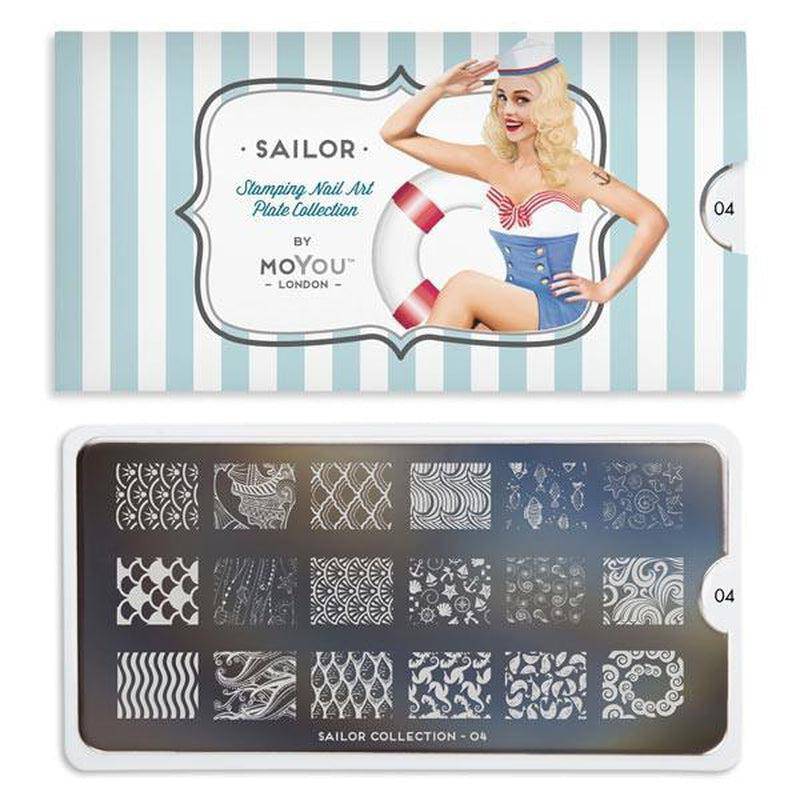 Sailor 04 ✦ Nail Stamping Plate - MoYou London