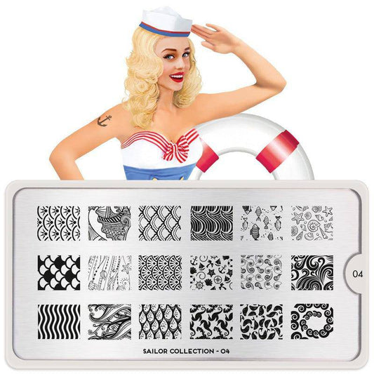Sailor 04 ✦ Nail Stamping Plate - MoYou London