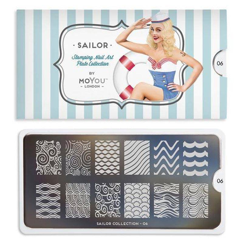 Sailor 06 ✦ Nail Stamping Plate - MoYou London