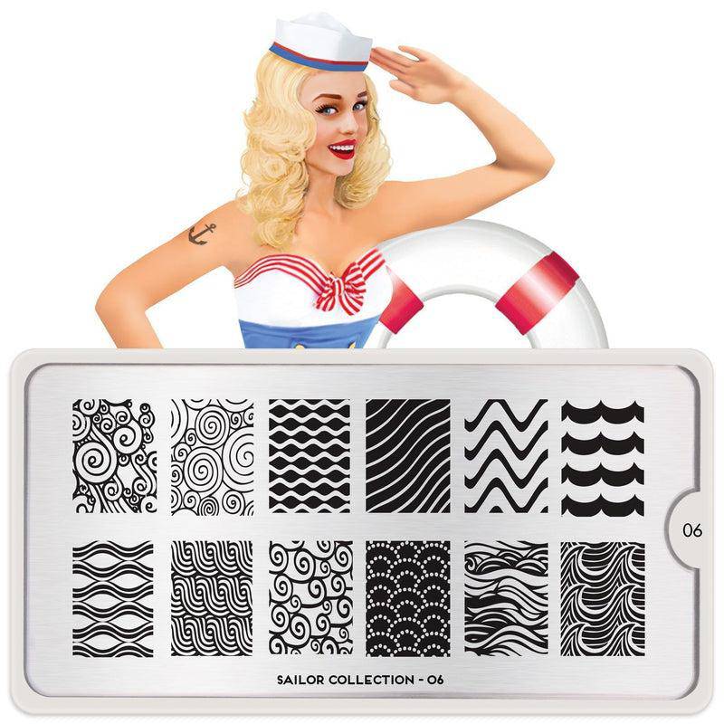 Sailor 06 ✦ Nail Stamping Plate - MoYou London