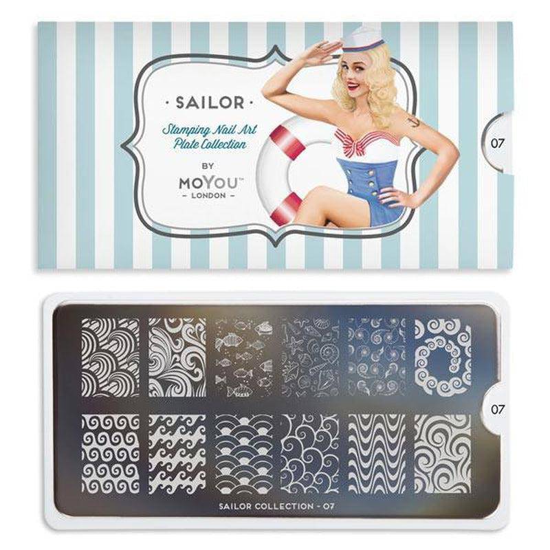 Sailor 07 ✦ Nail Stamping Plate - MoYou London